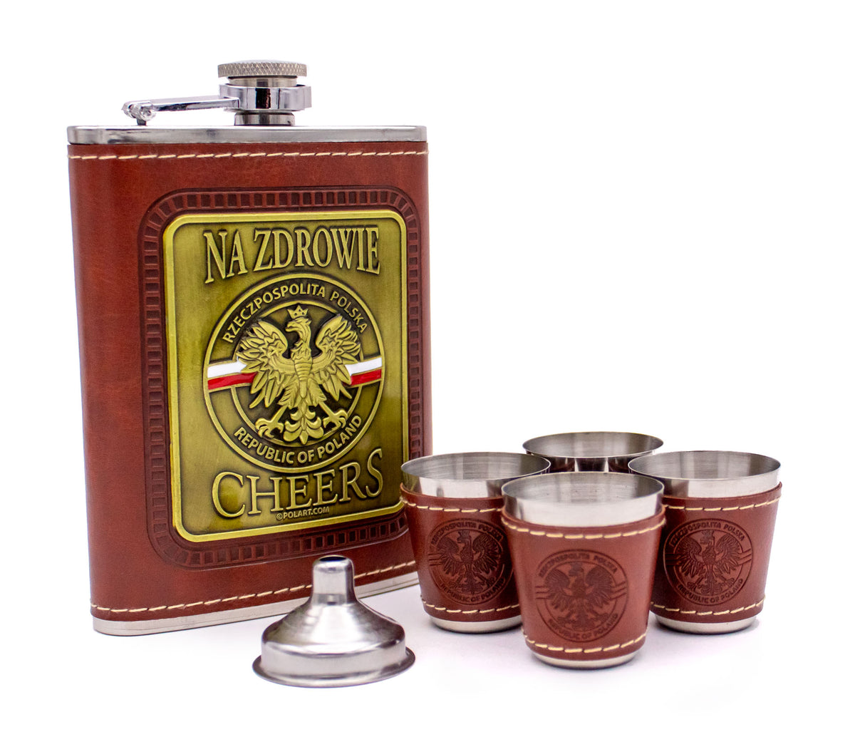 8oz Country Music Karaoke Stainless Steel Flask