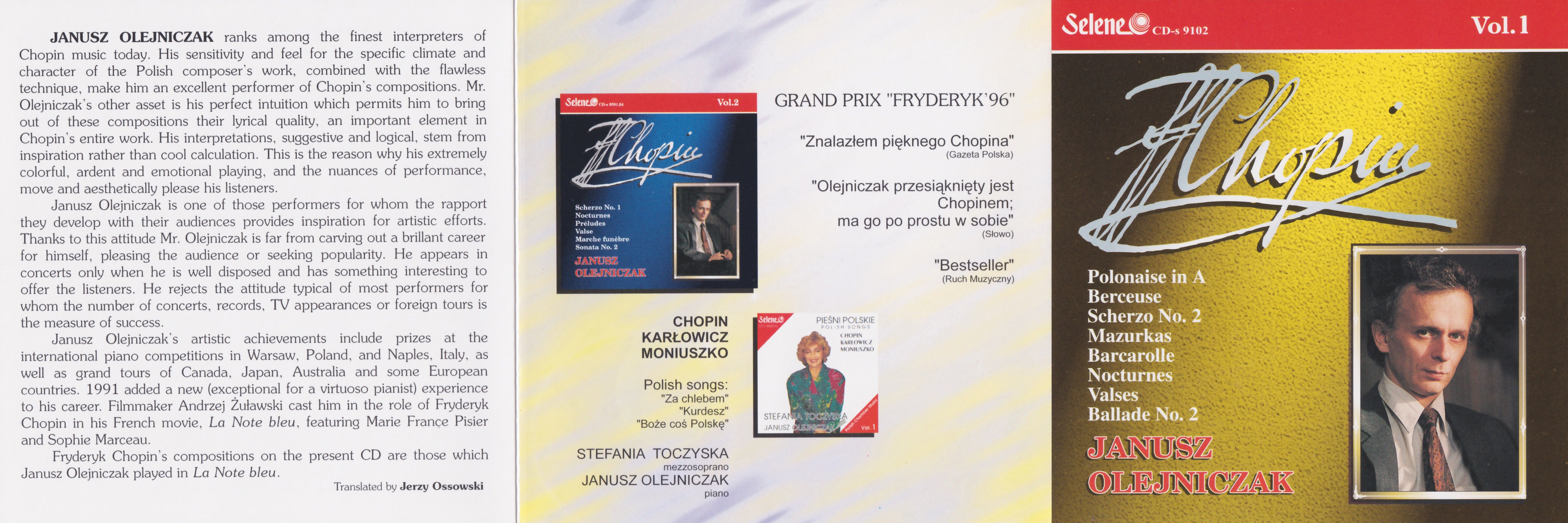 Chopin -  Polonaise in A - Junusz Olejniczak