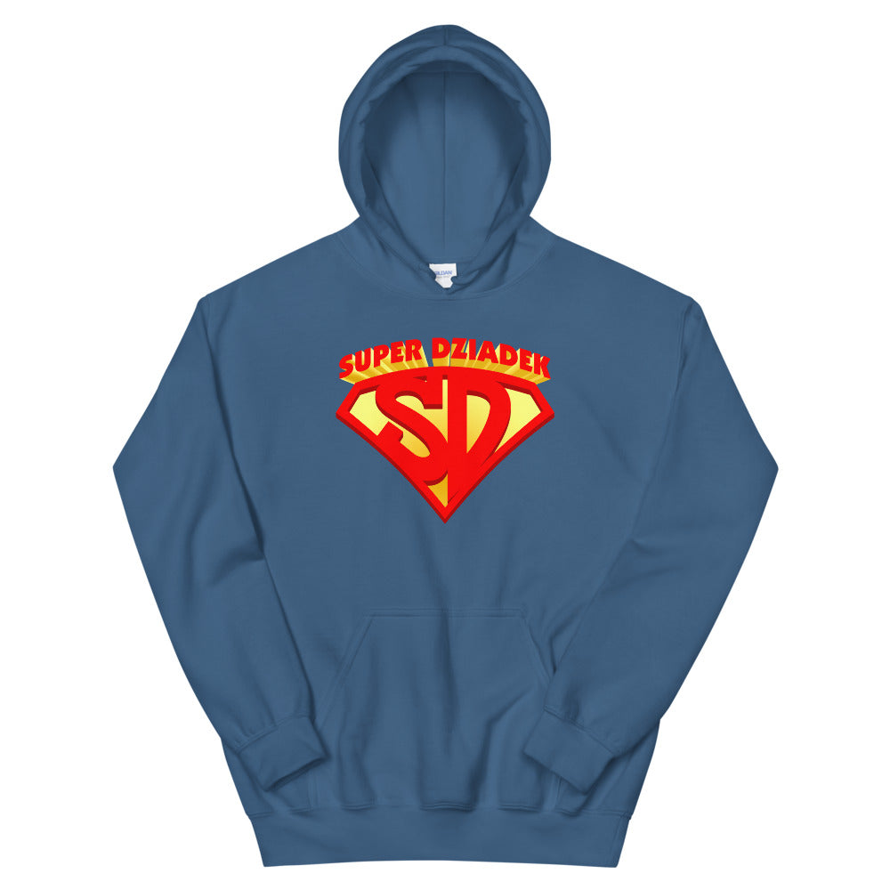 Super Dziadek Hooded Sweatshirt