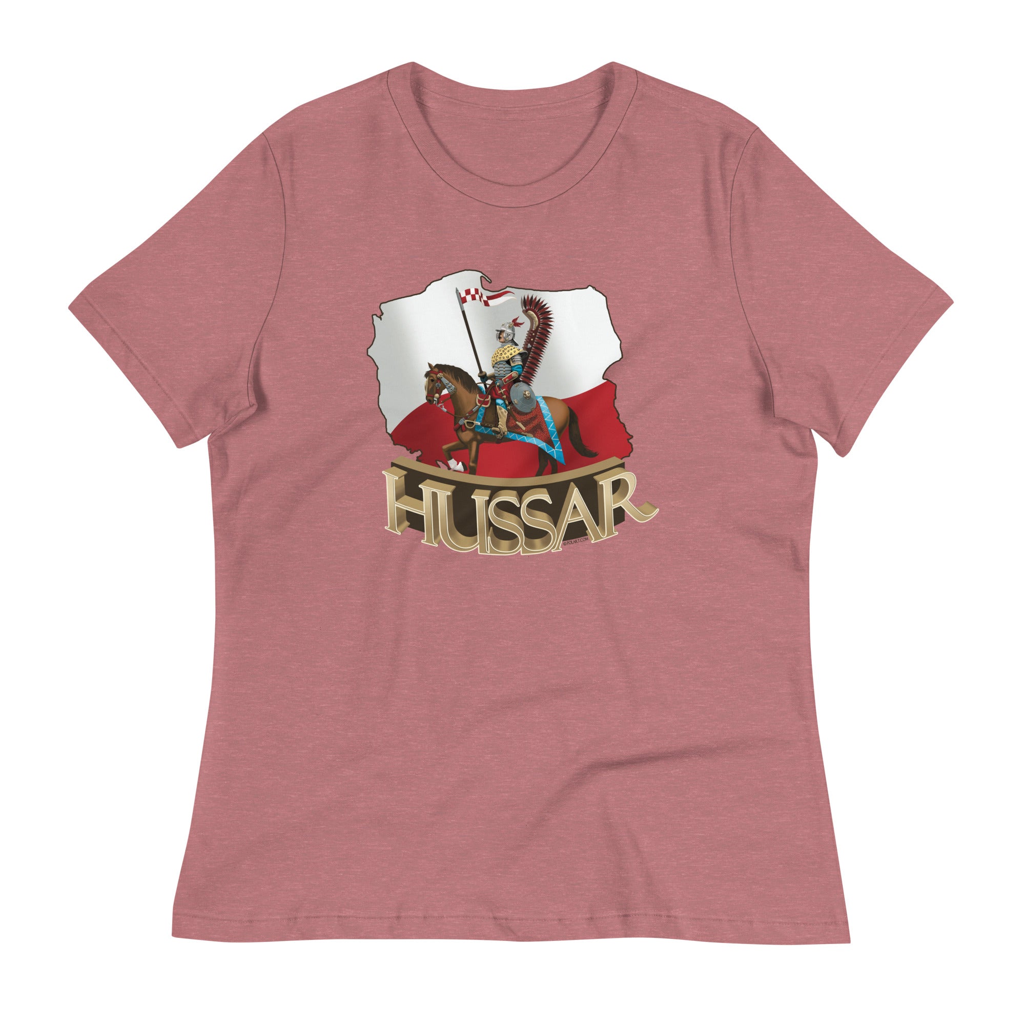 Polish Hussar & Map Women's Relaxed T-Shirt