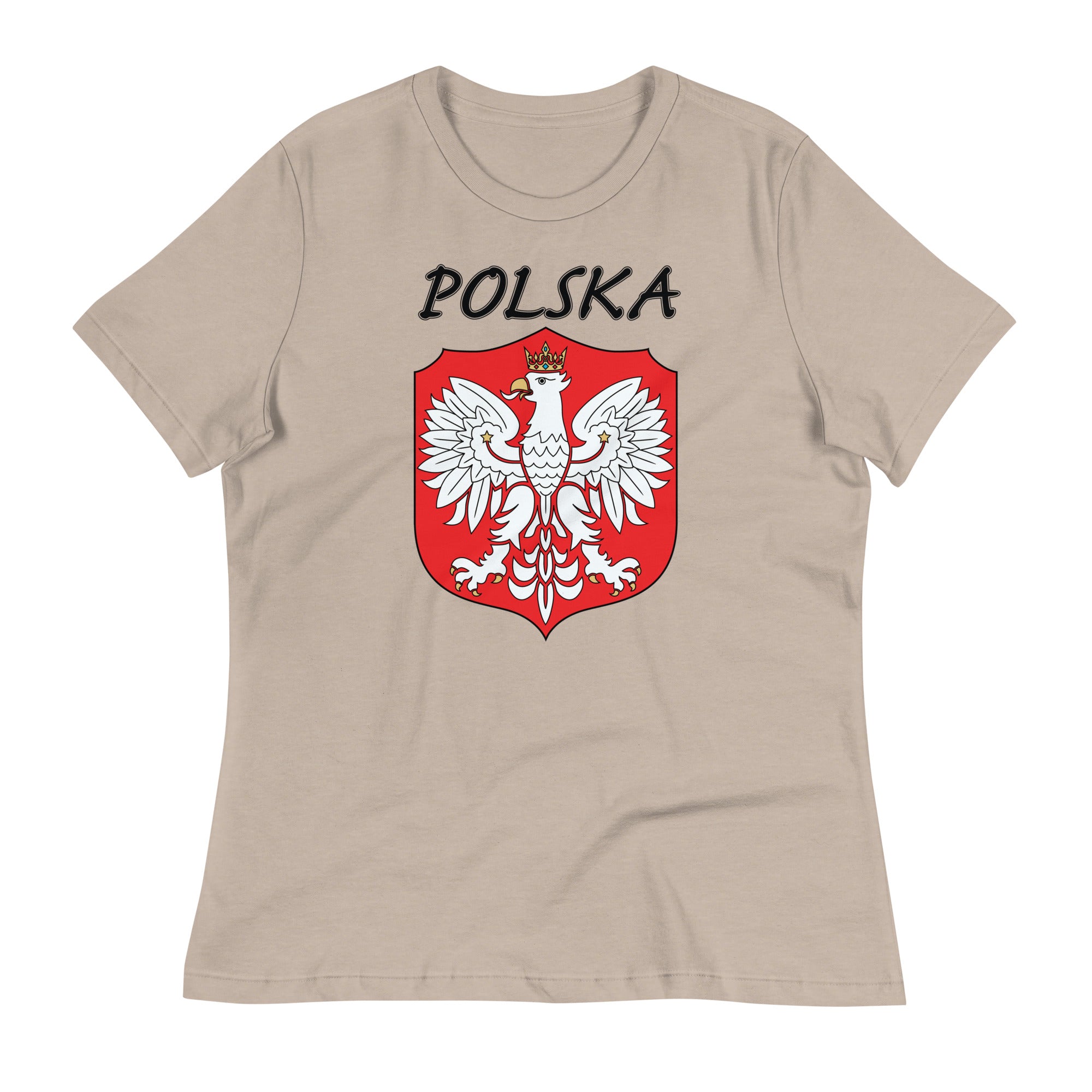 Polska Eagle Shield Women's Relaxed T-Shirt